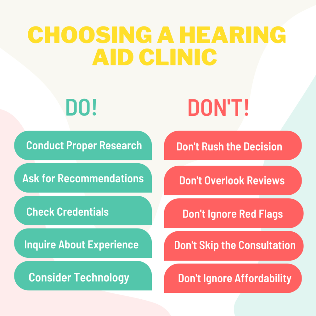 hearing aid clinic
