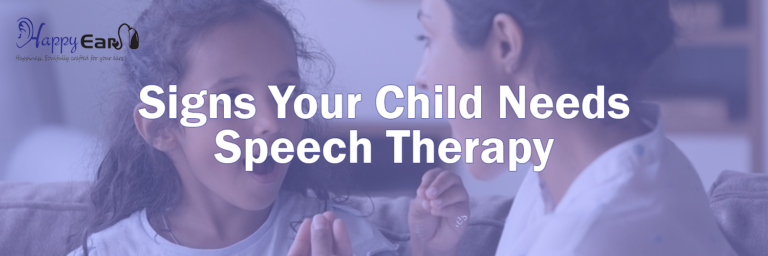 Signs Your Child Needs Speech Therapy